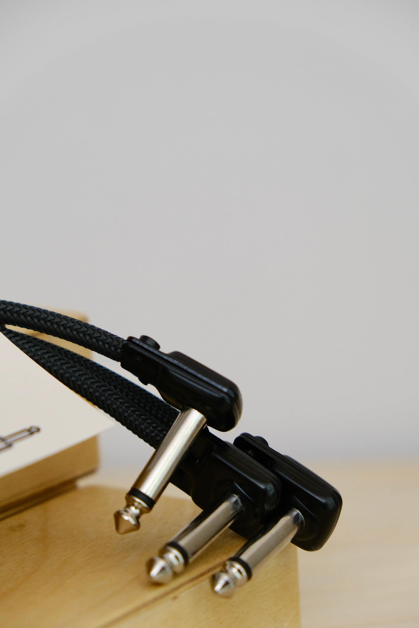 Caulfield Cables 6in Patch Cables (3pack) / Black w/ Black Plugs