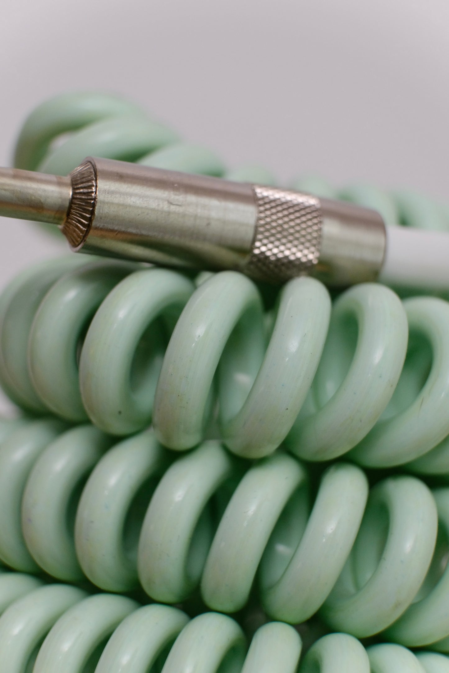 Voltage Cable Co. Vintage Coil Instrument Cable 25' - Surf Green Straight to Straight Plugs