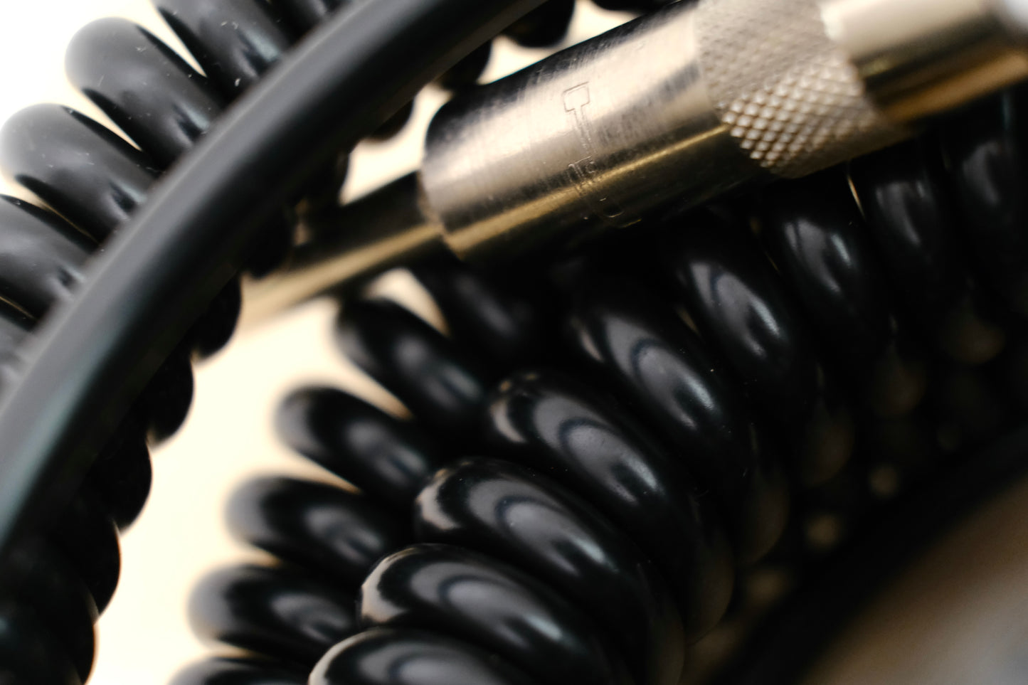 Voltage Cable Co. Vintage Coil Instrument Cable 25' - Black Straight to Straight Plugs