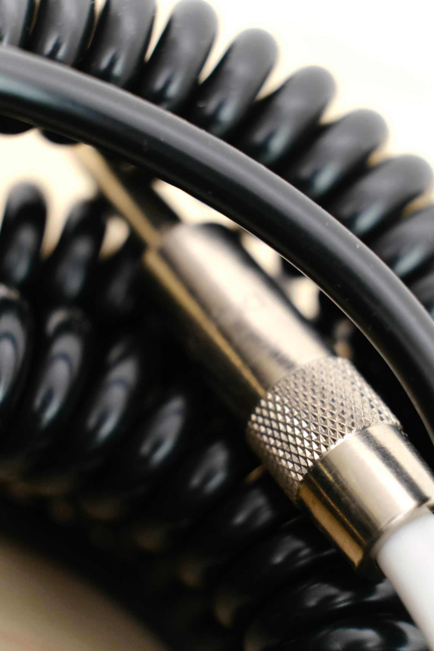 Voltage Cable Co. Vintage Coil Instrument Cable 25' - Black Straight to Straight Plugs