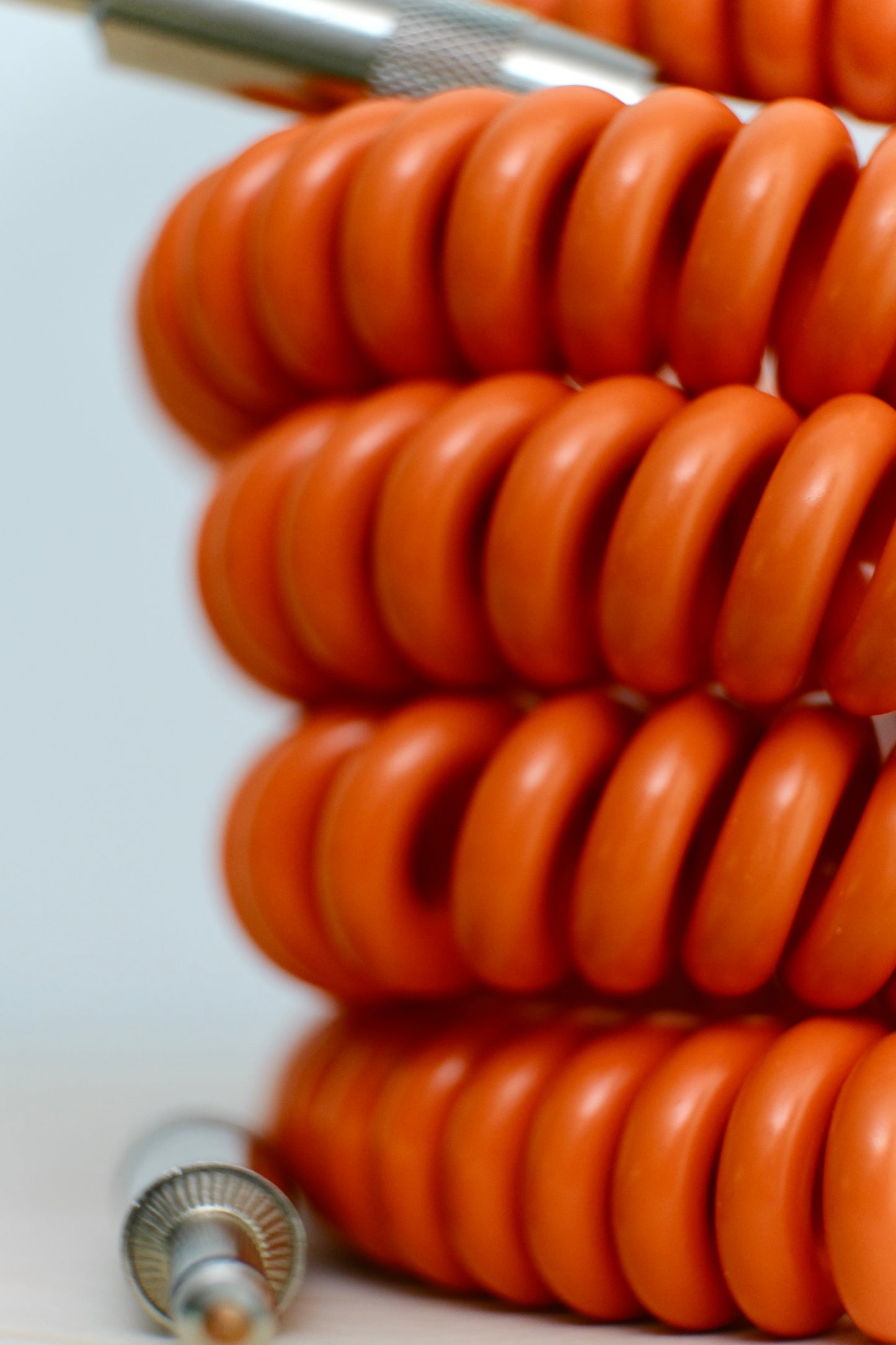 Voltage Cable Co. Vintage Coil Instrument Cable 25' - Orange Straight to Straight Plugs