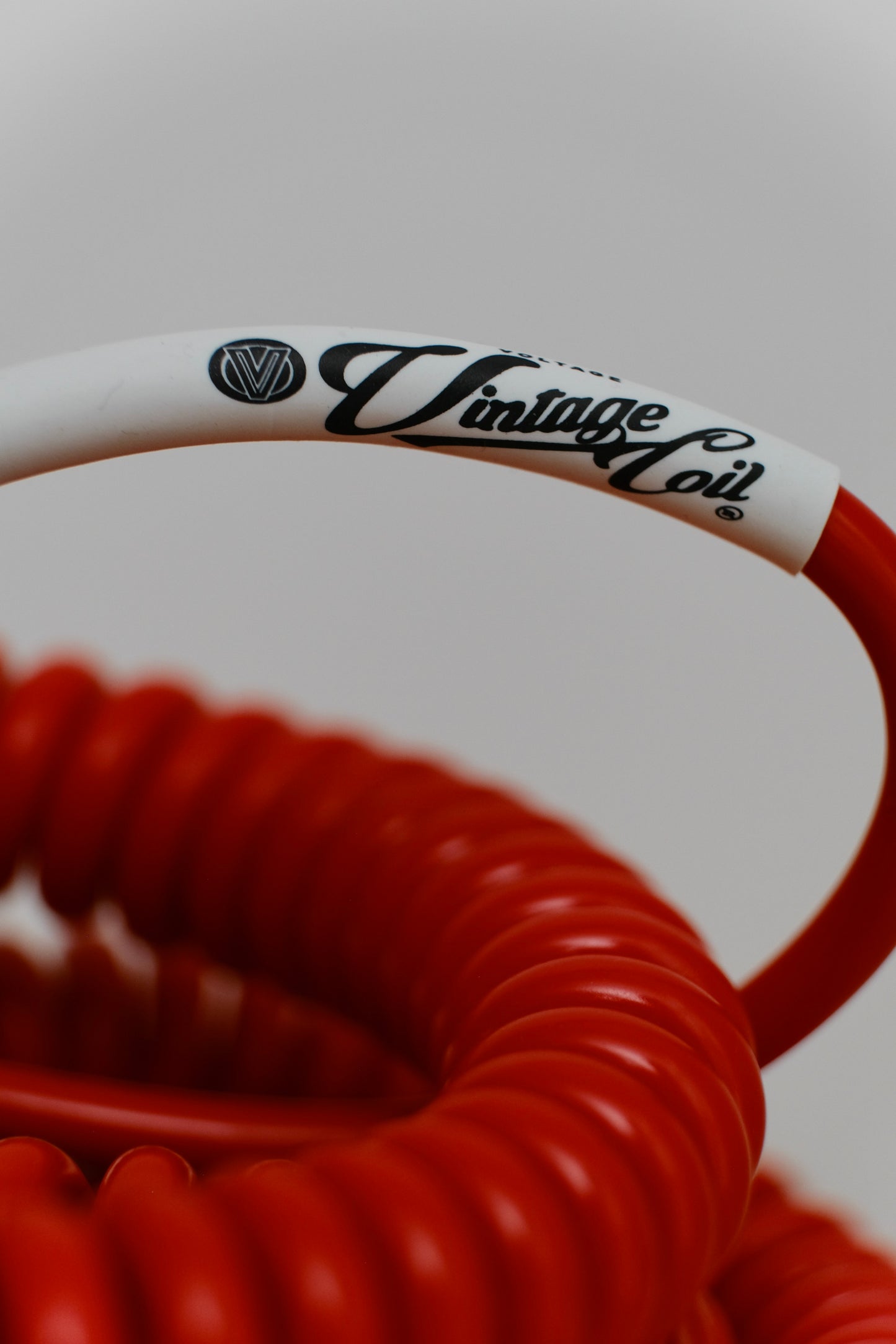 Voltage Cable Co. Vintage Coil Instrument Cable 25' - Red Straight to Straight Plugs