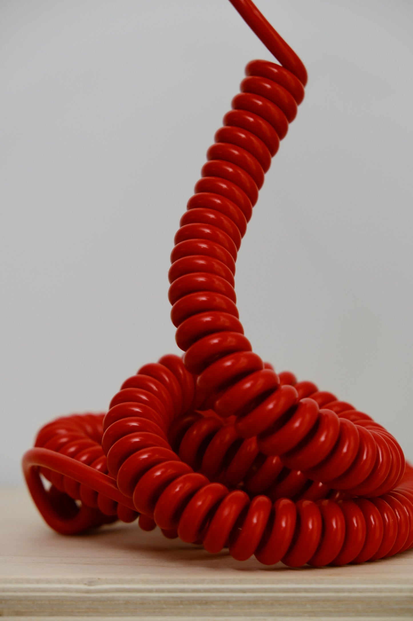 Voltage Cable Co. Vintage Coil Instrument Cable 25' - Red Straight to Straight Plugs