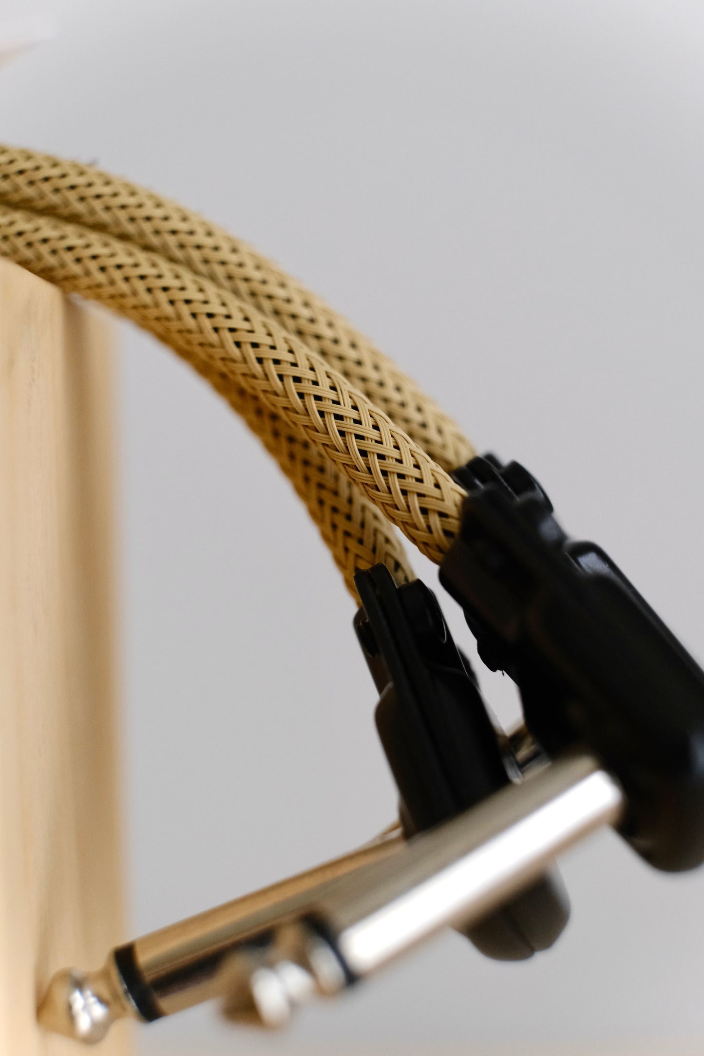 Caulfield Cables 6in Patch Cables (3pack) / Vanilla Sands w/ Black Plugs