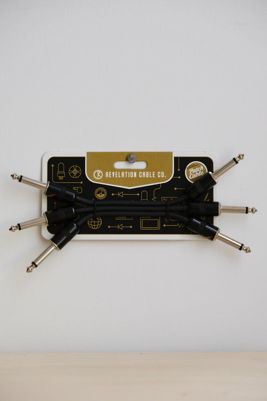 Revelation Patch Cable Short Straight 3 pack