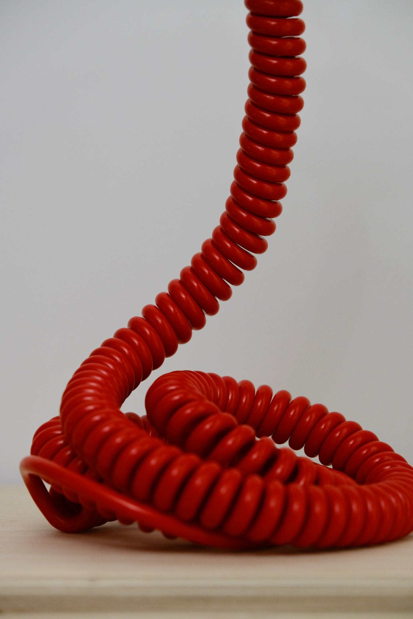 Voltage Cable Co. Vintage Coil Instrument Cable 25' - Red Straight to Straight Plugs