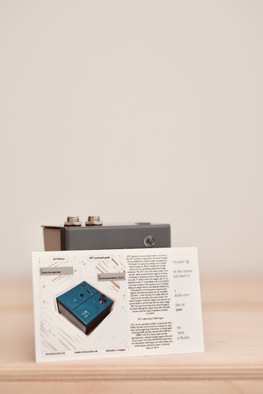 29 Pedals JFET