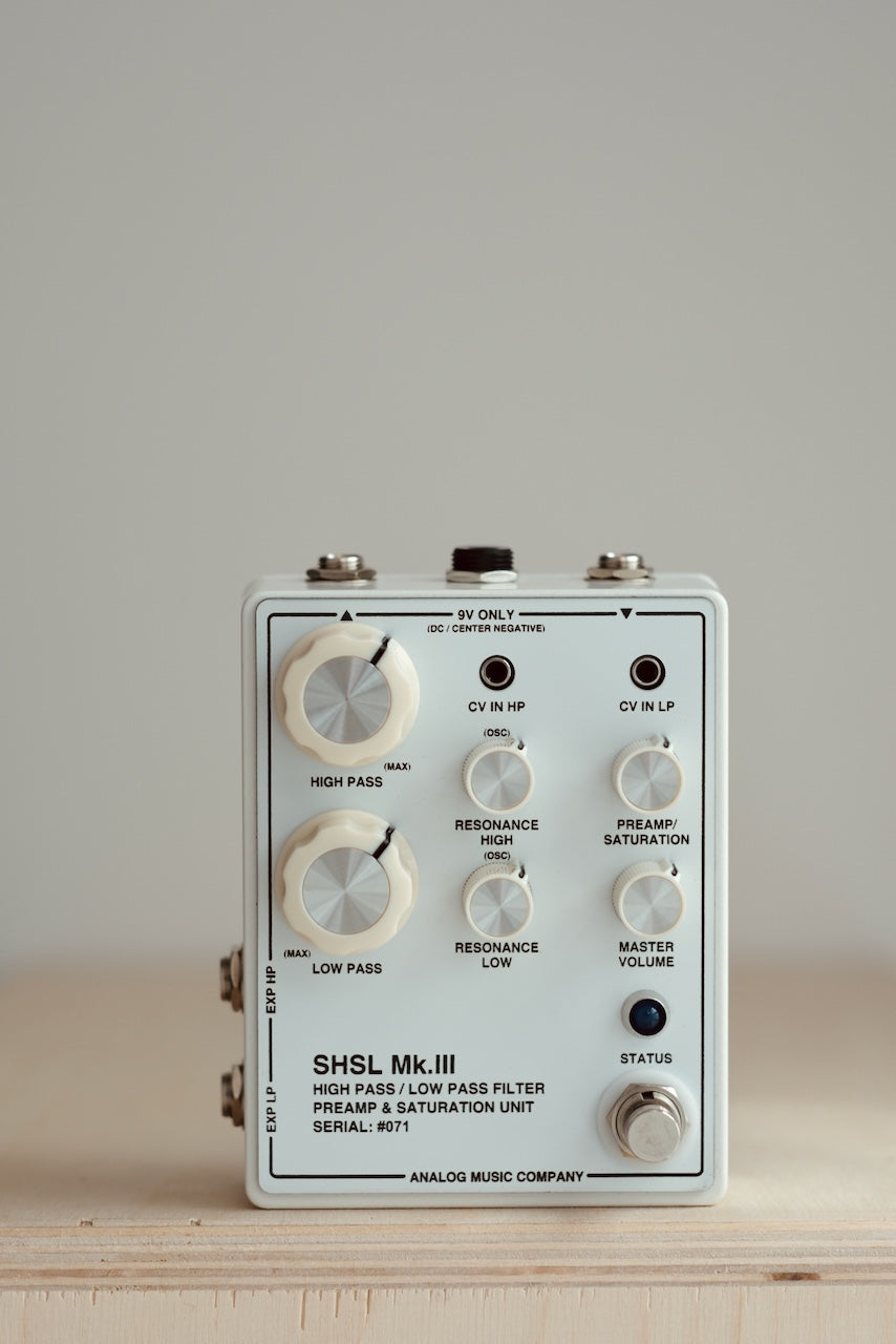 low pass filter guitar pedal SO HIGH SO LOW FILTER & PREAMP