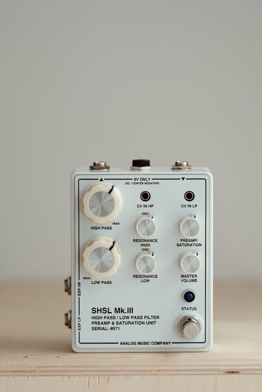 SO HIGH SO LOW FILTER & PREAMP - White