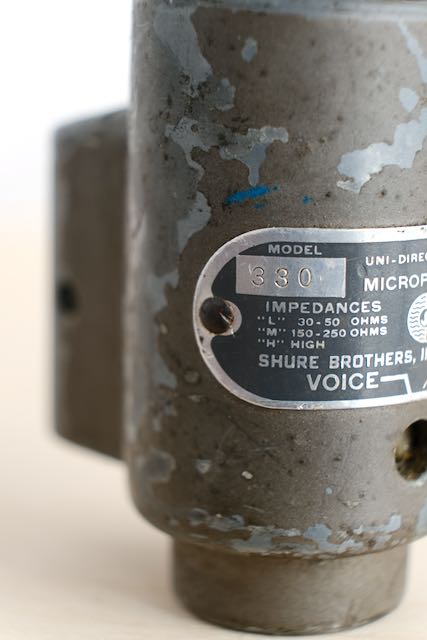 Shure Unitron Uni-Directional Mic Model 330