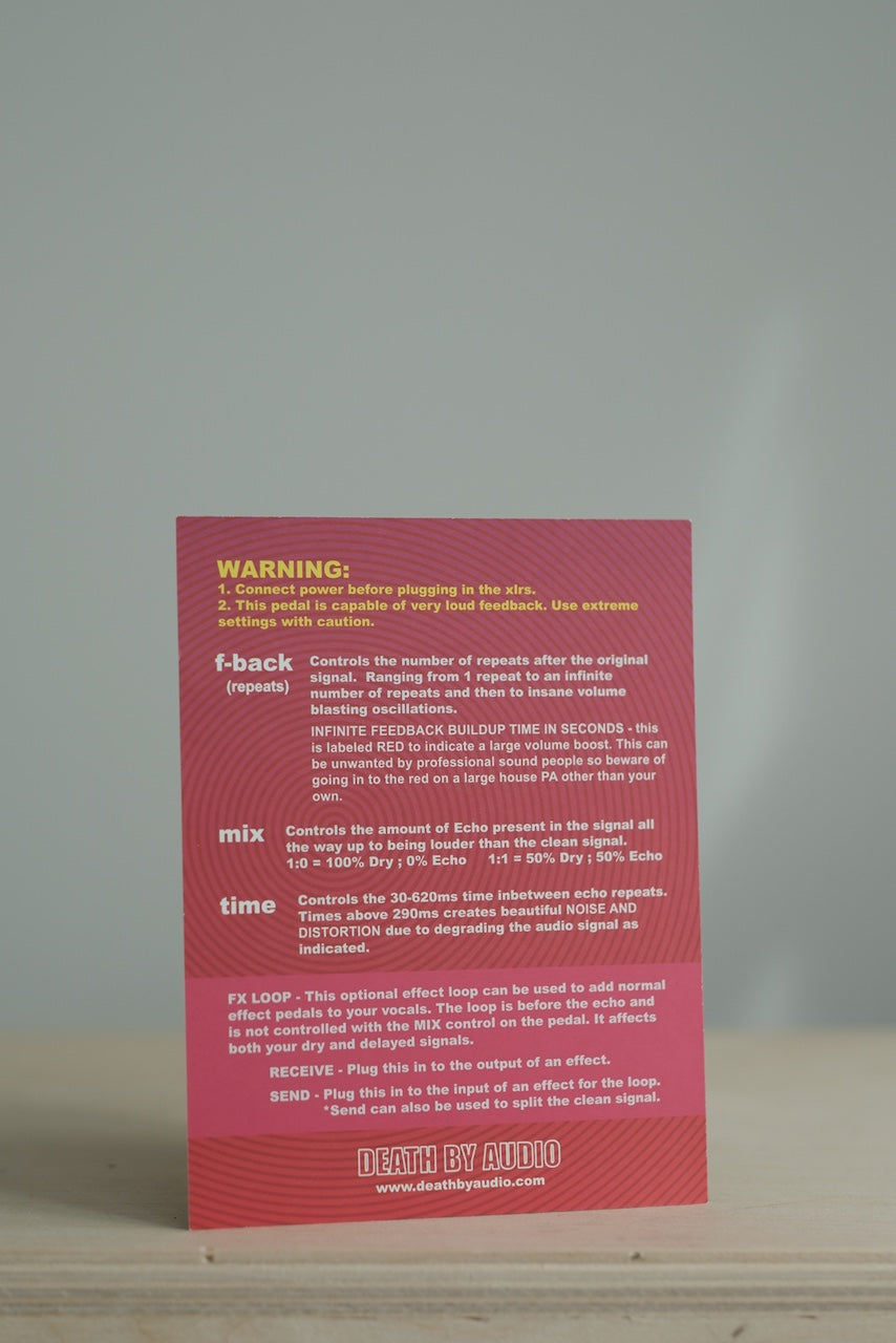 Death by Audio Echo Master