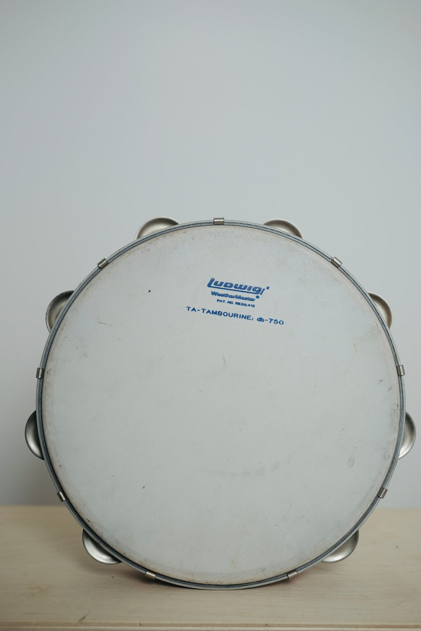 Vintage Copper Ludwig Tambourine