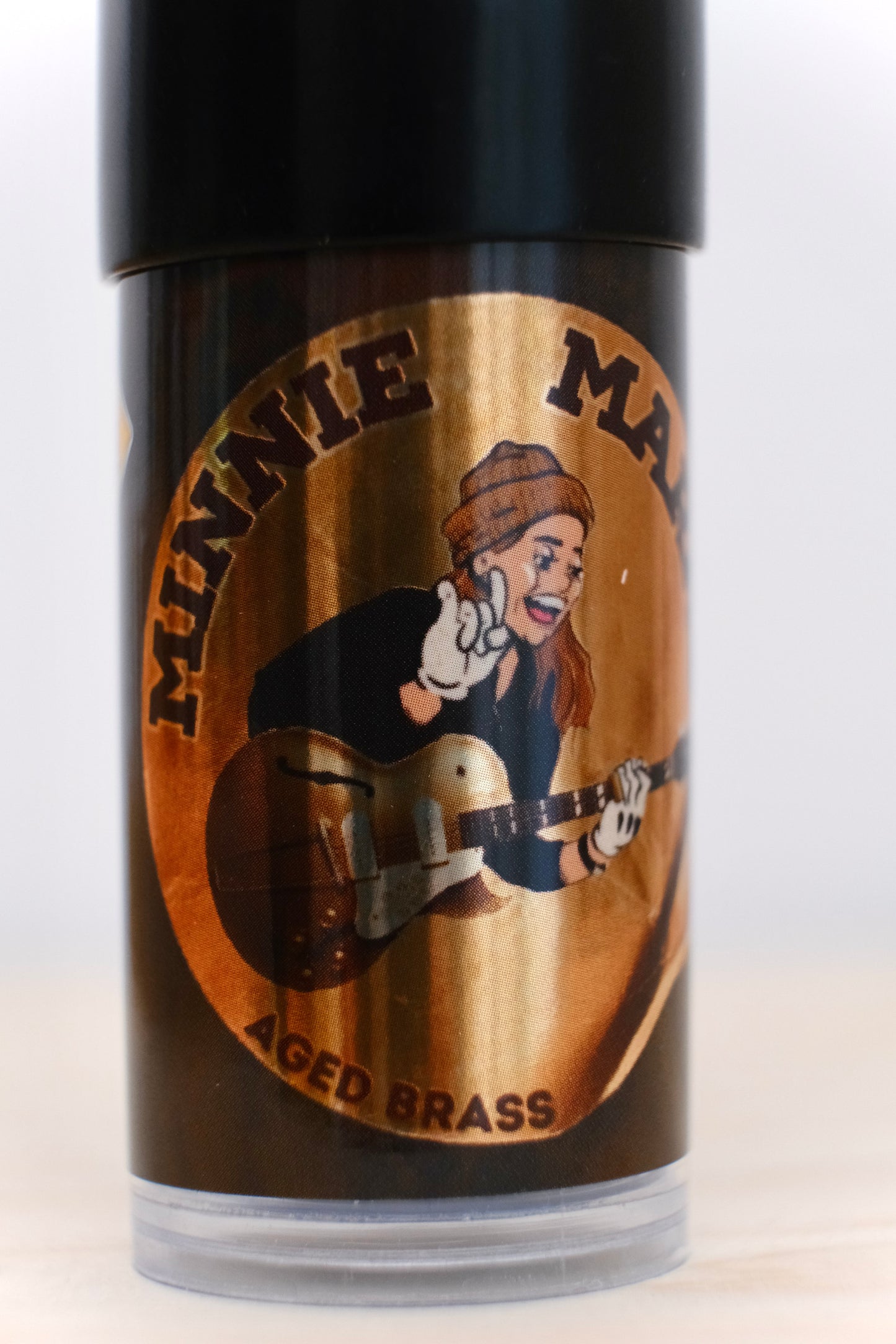 Minnie Marks Aged Brass Signature Slide