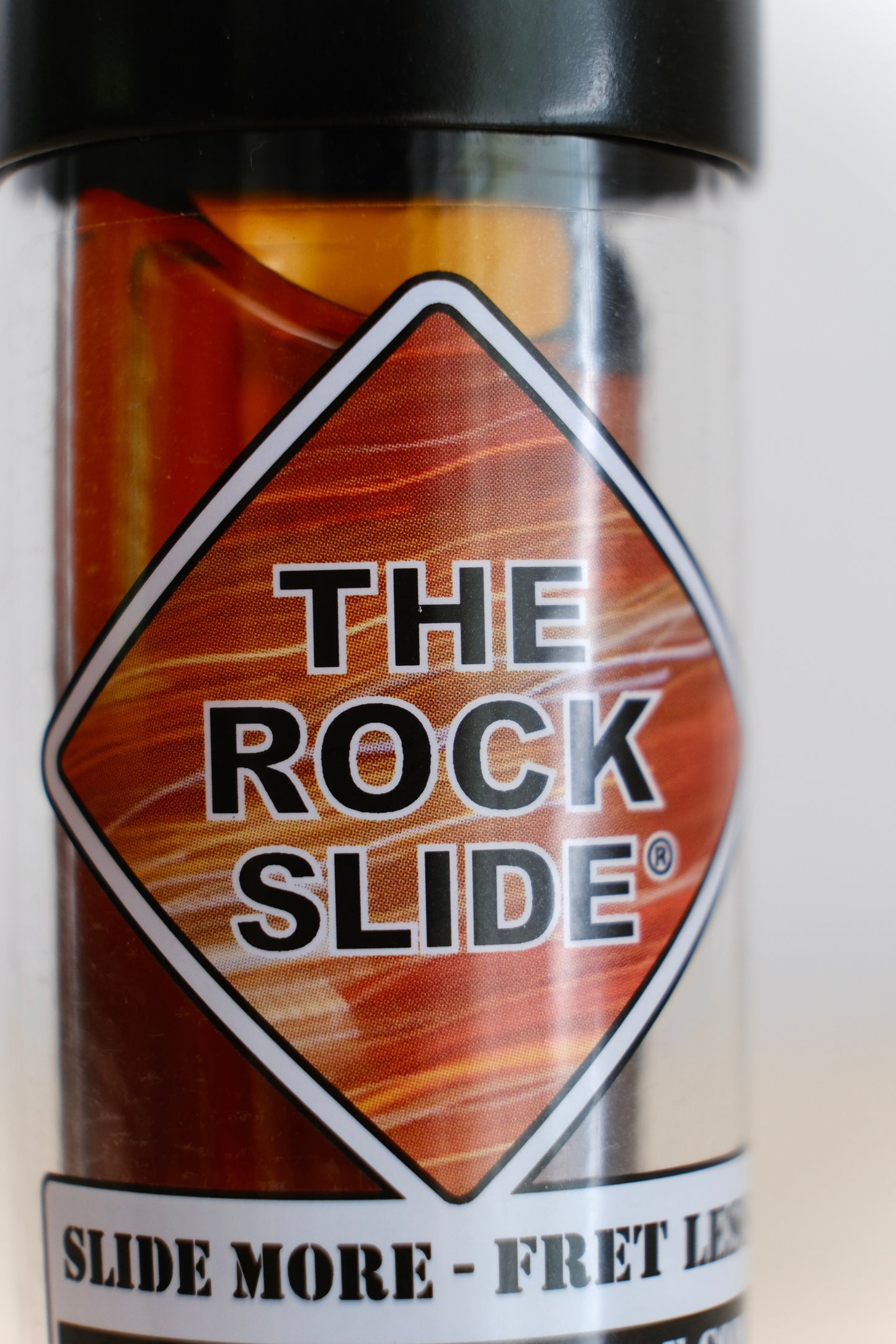 Moulded Medium Amber Glass Slide