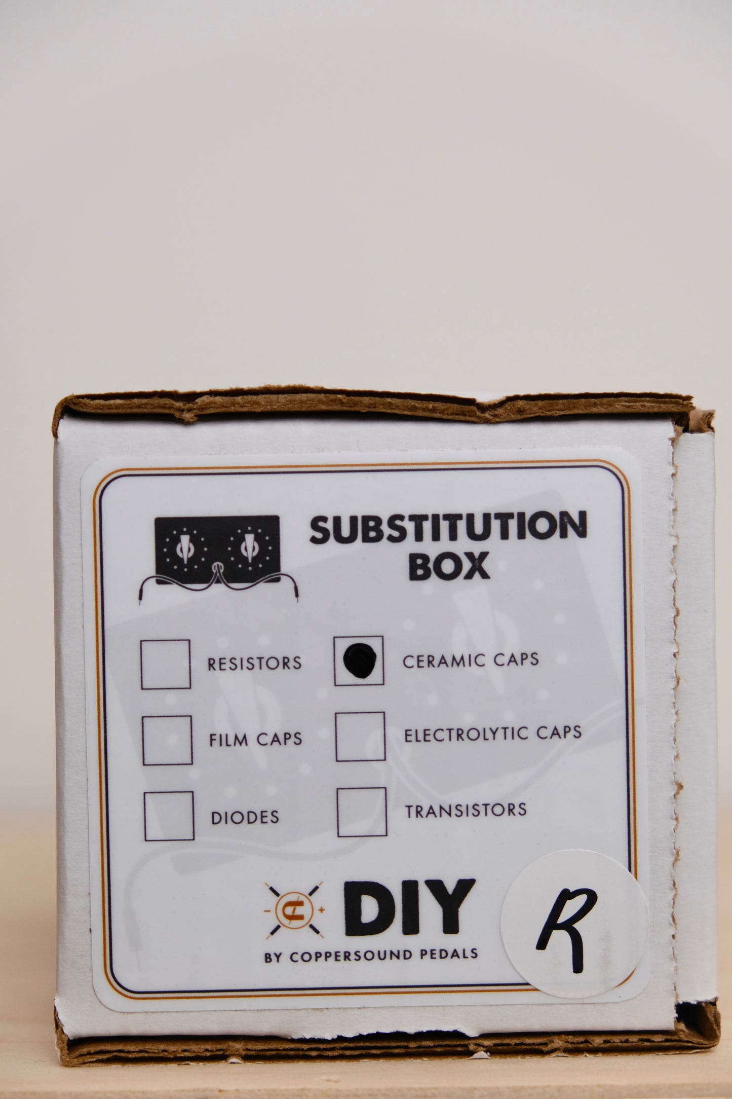 CopperSound DIY Ceramic Cap Substitution Box Raw Finish