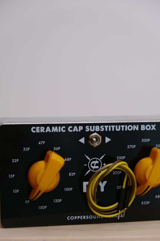 CopperSound DIY Ceramic Cap Substitution Box Raw Finish