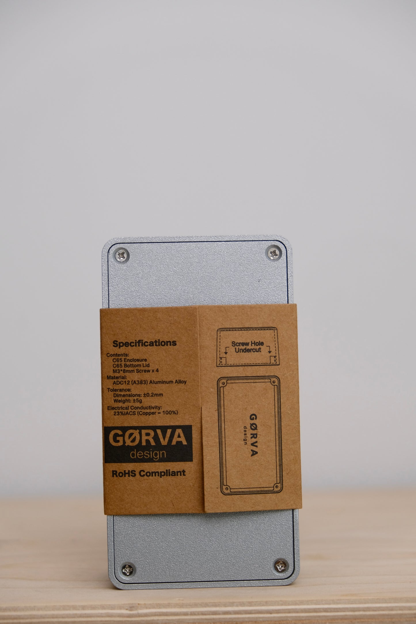 GØRVA Design C65 Die-Cast Enclosure Silver