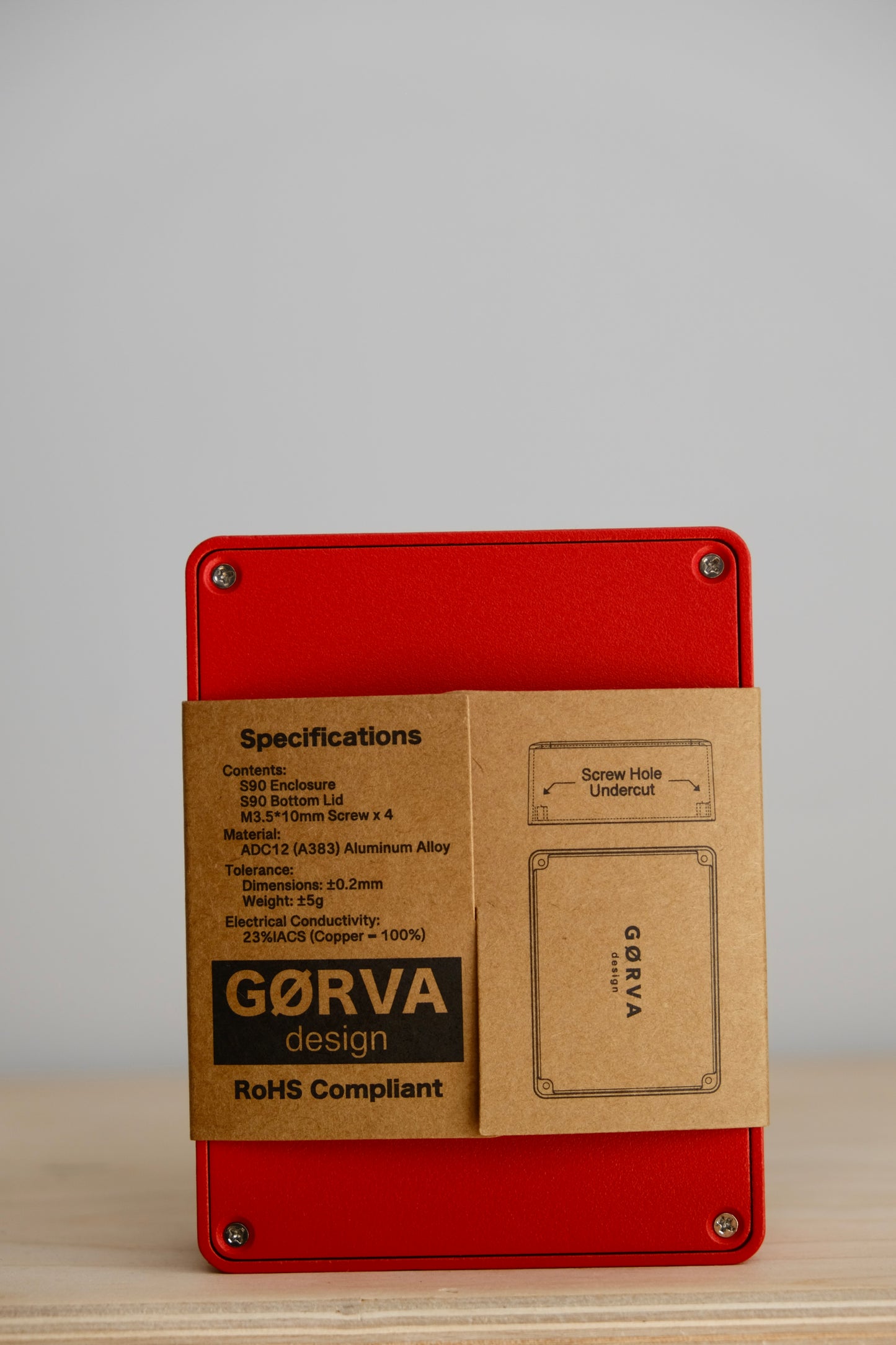 GØRVA Design S90 mkII Enclosure Red