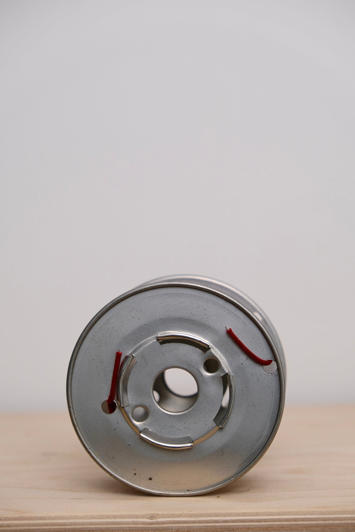 Vintage Style Solid Core Cloth Pushback Wire 50 ft. Red