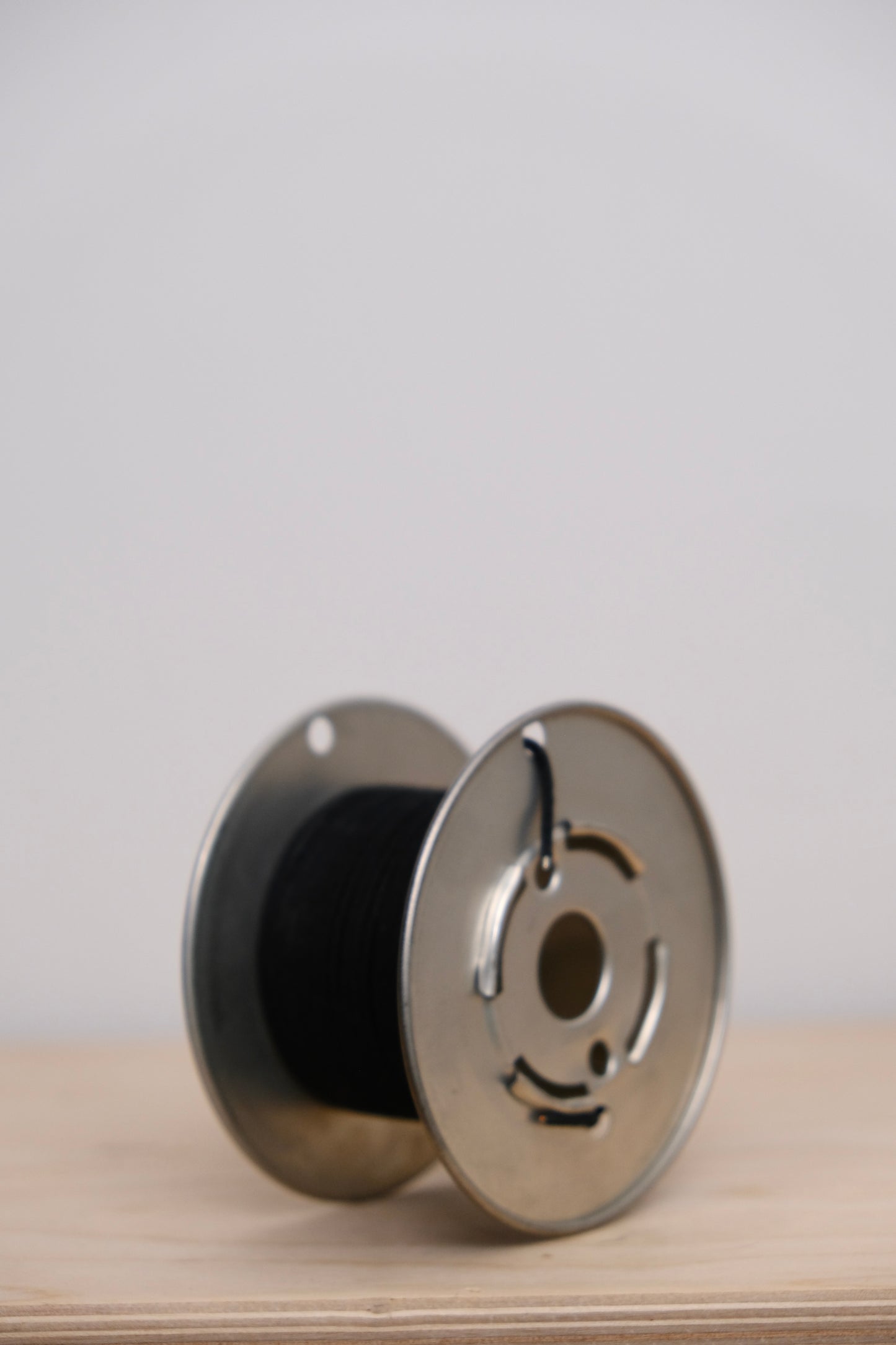 Vintage Style Solid Core Cloth Pushback Wire 50 ft. Black