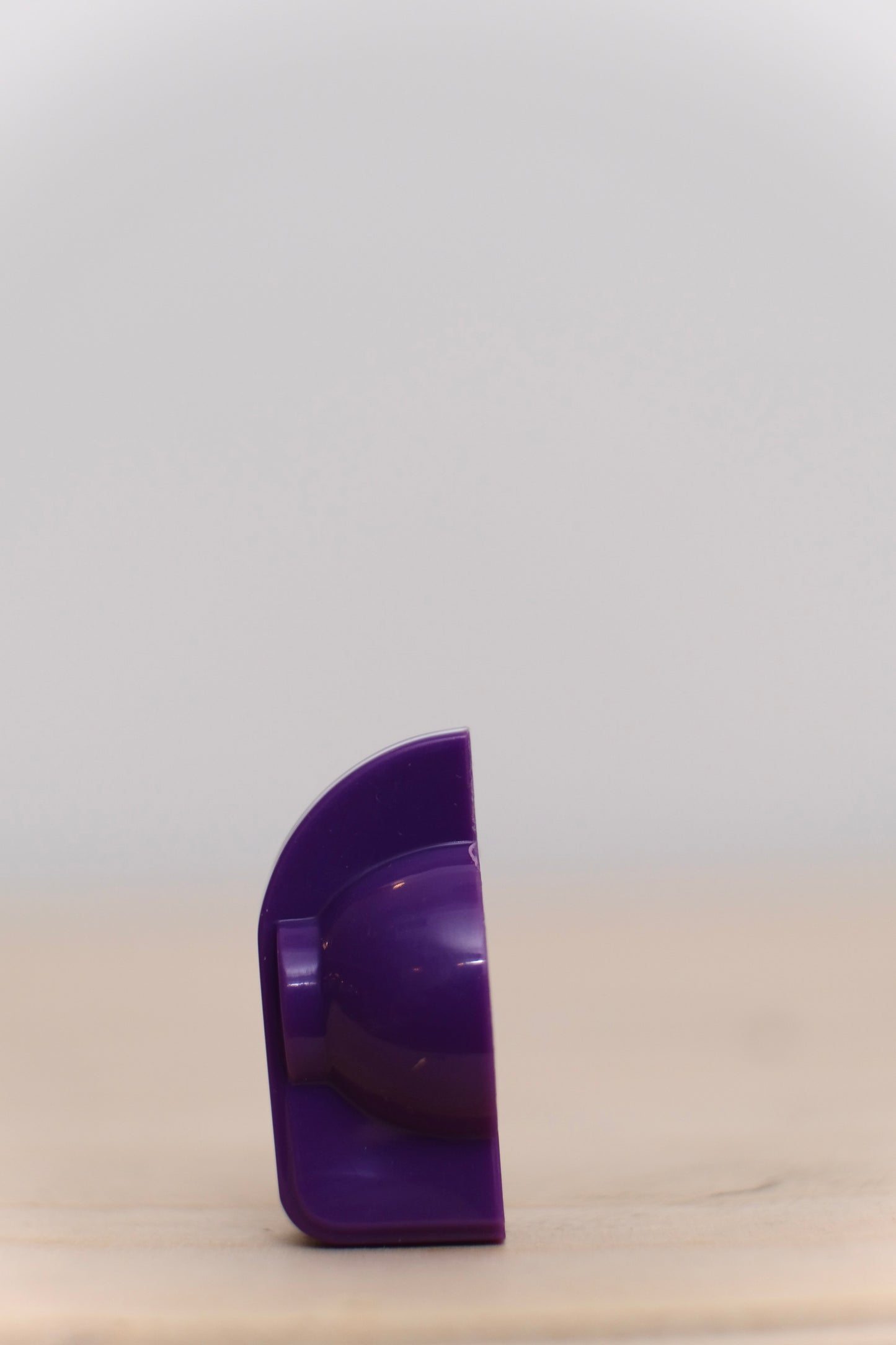 Purple Chicken Head Knob with Brass Insert