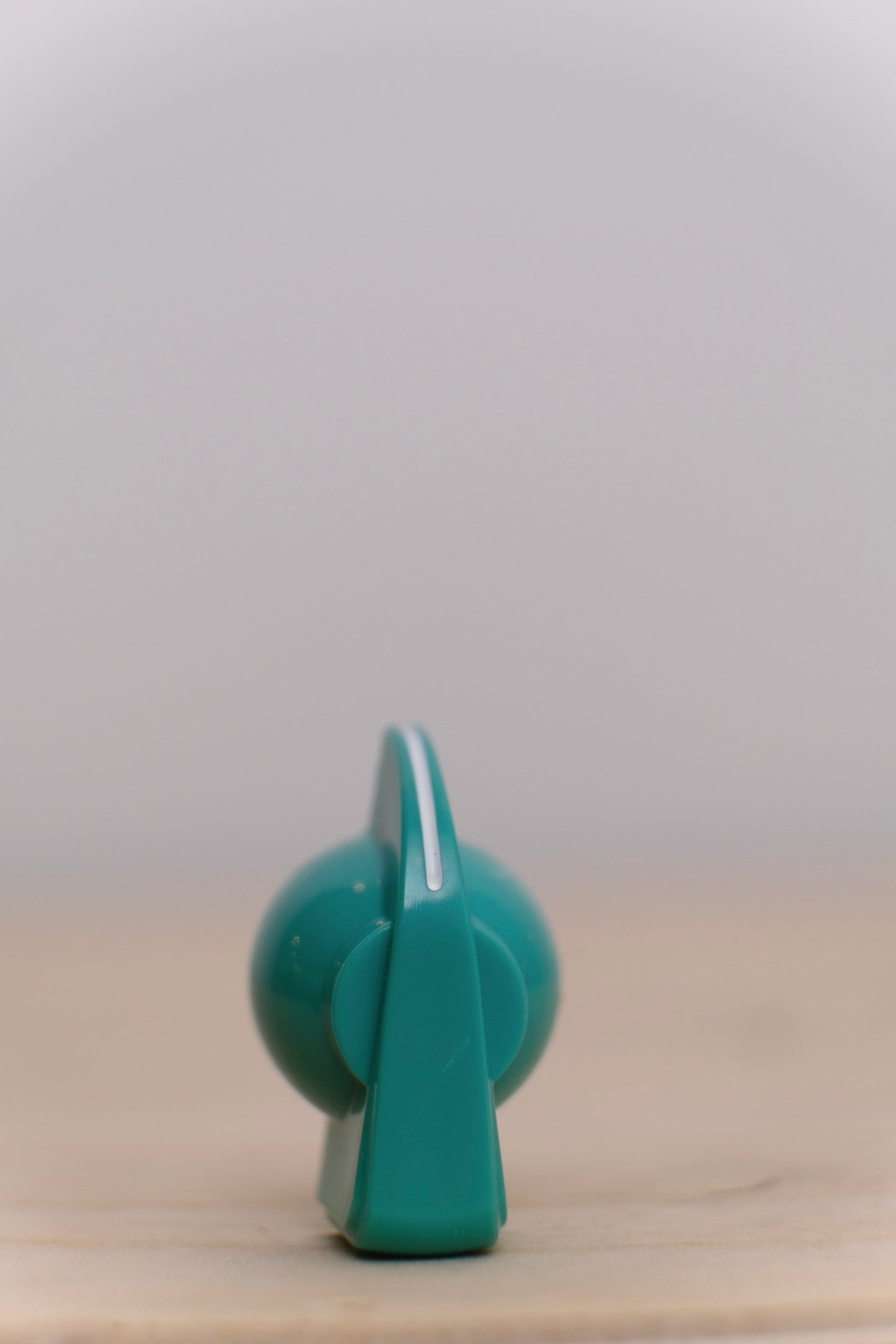 Seafoam Green Chicken Head Knob with Brass Insert