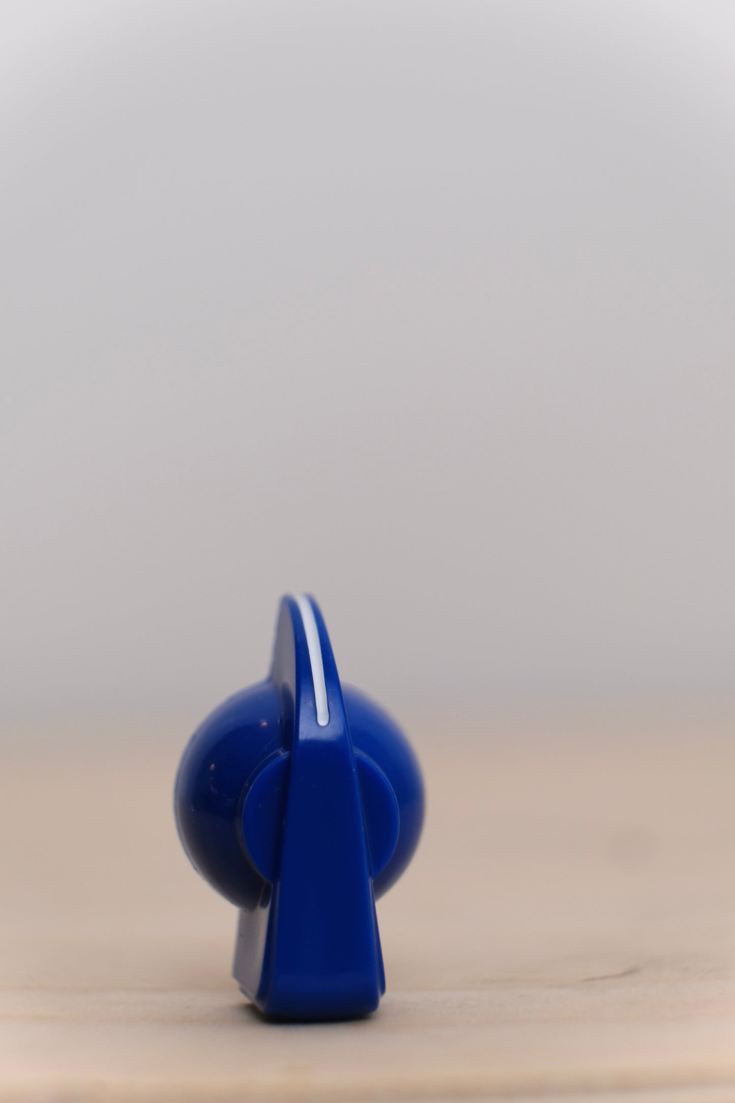 Blue Chicken Head Knob with Brass Insert