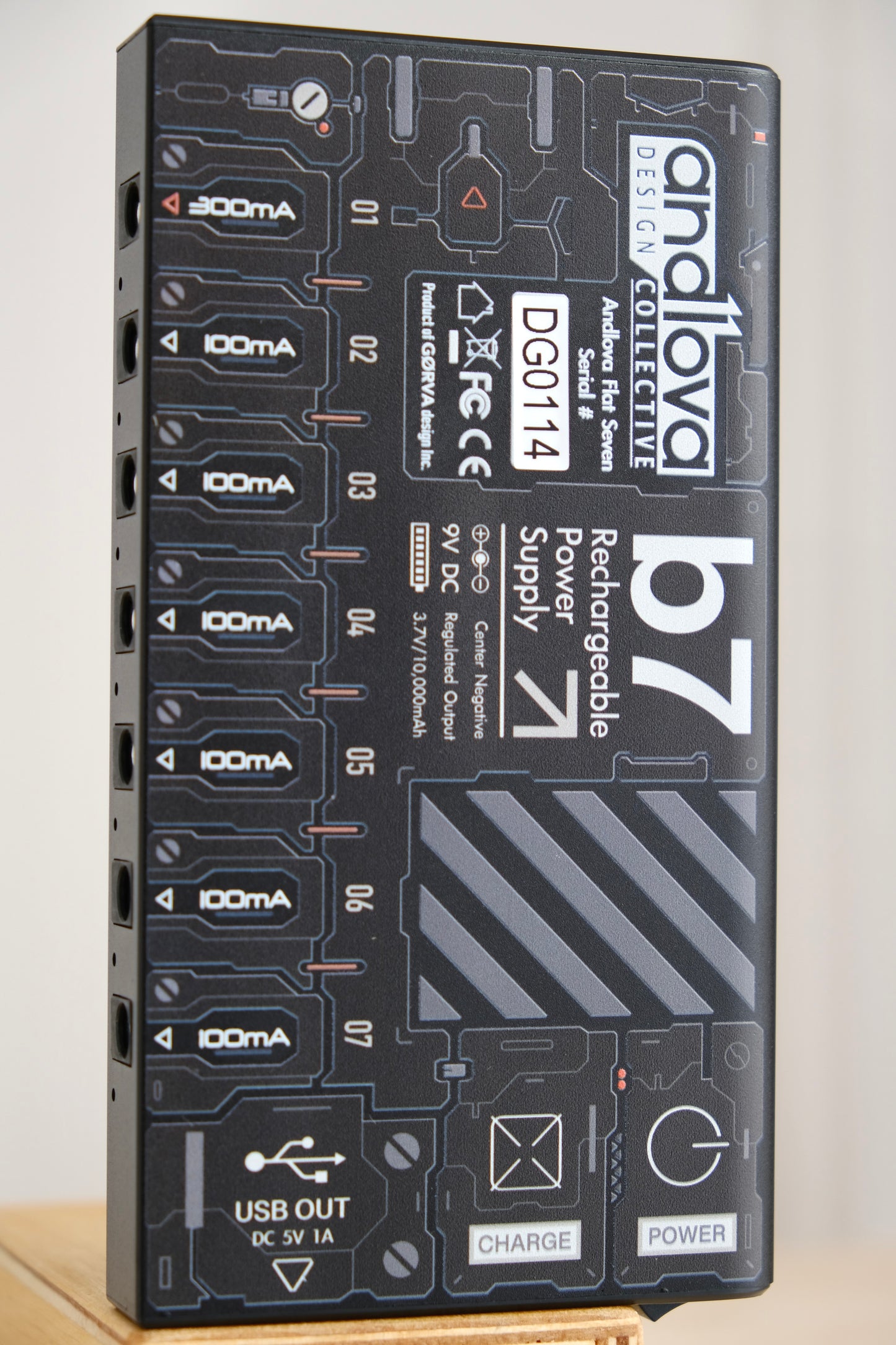 GORVA DESIGN Andlova Flat 7 Rechargeable Battery PSU