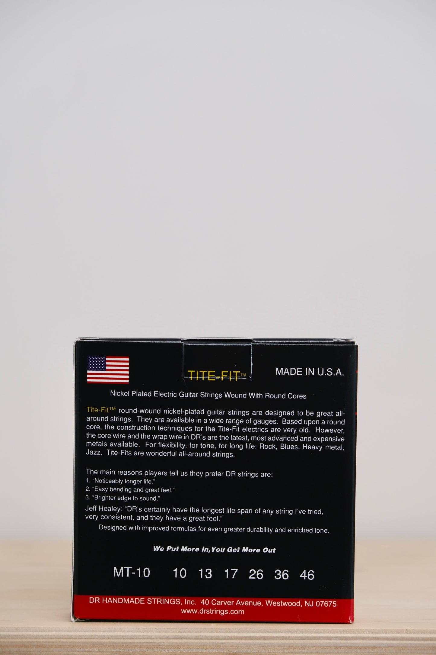 DR TITE-FIT™ 3 PACK - Nickel Plated Electric Guitar Strings: Medium 10-46