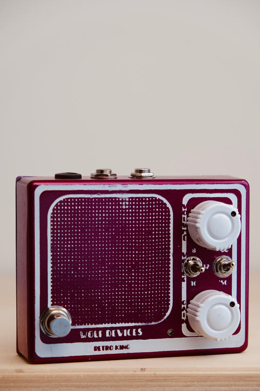Wolf Devices - Retro King (Germanium & Silicon Overdrive) - Magenta