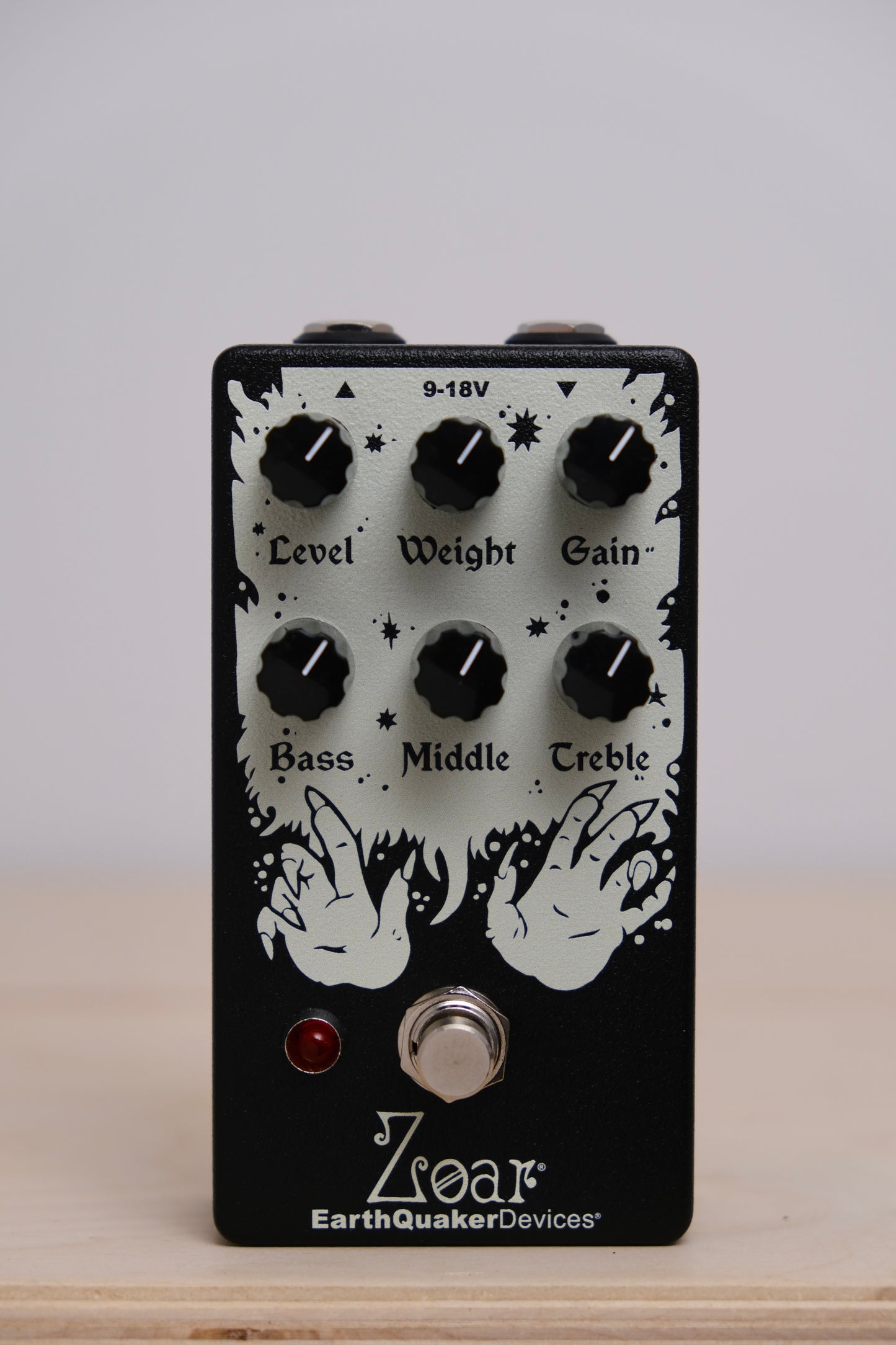 EarthQuaker Devices Zoar Dynamic Audio Grinder Distortion - Black & Cream