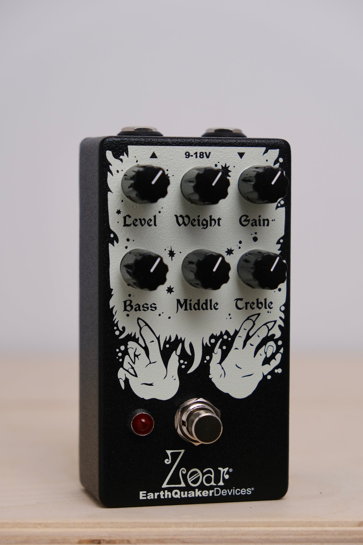 EarthQuaker Devices Zoar Dynamic Audio Grinder Distortion - Black & Cream