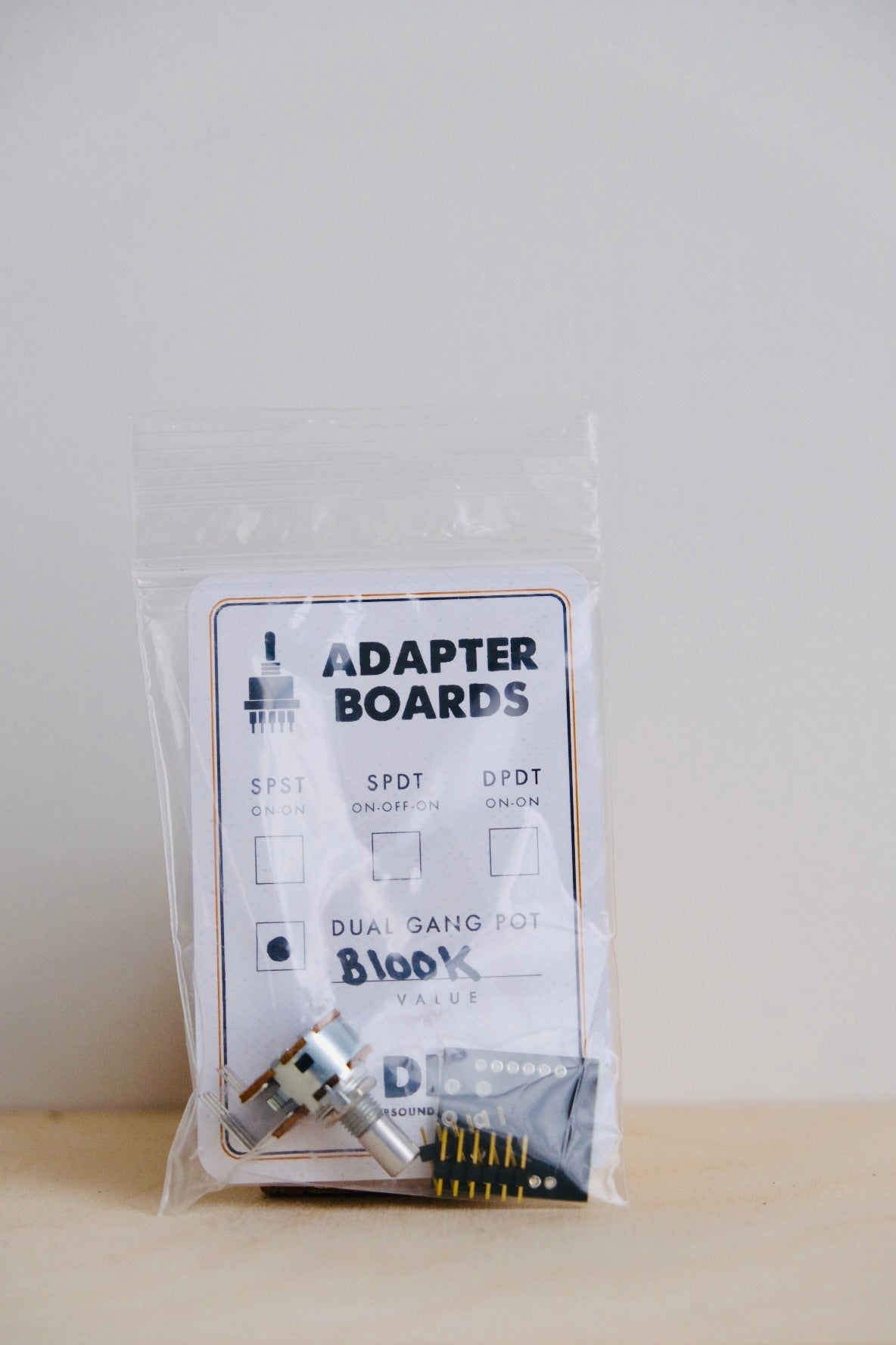 CopperSound DIY DUAL GANG POT ADAPTER B100K