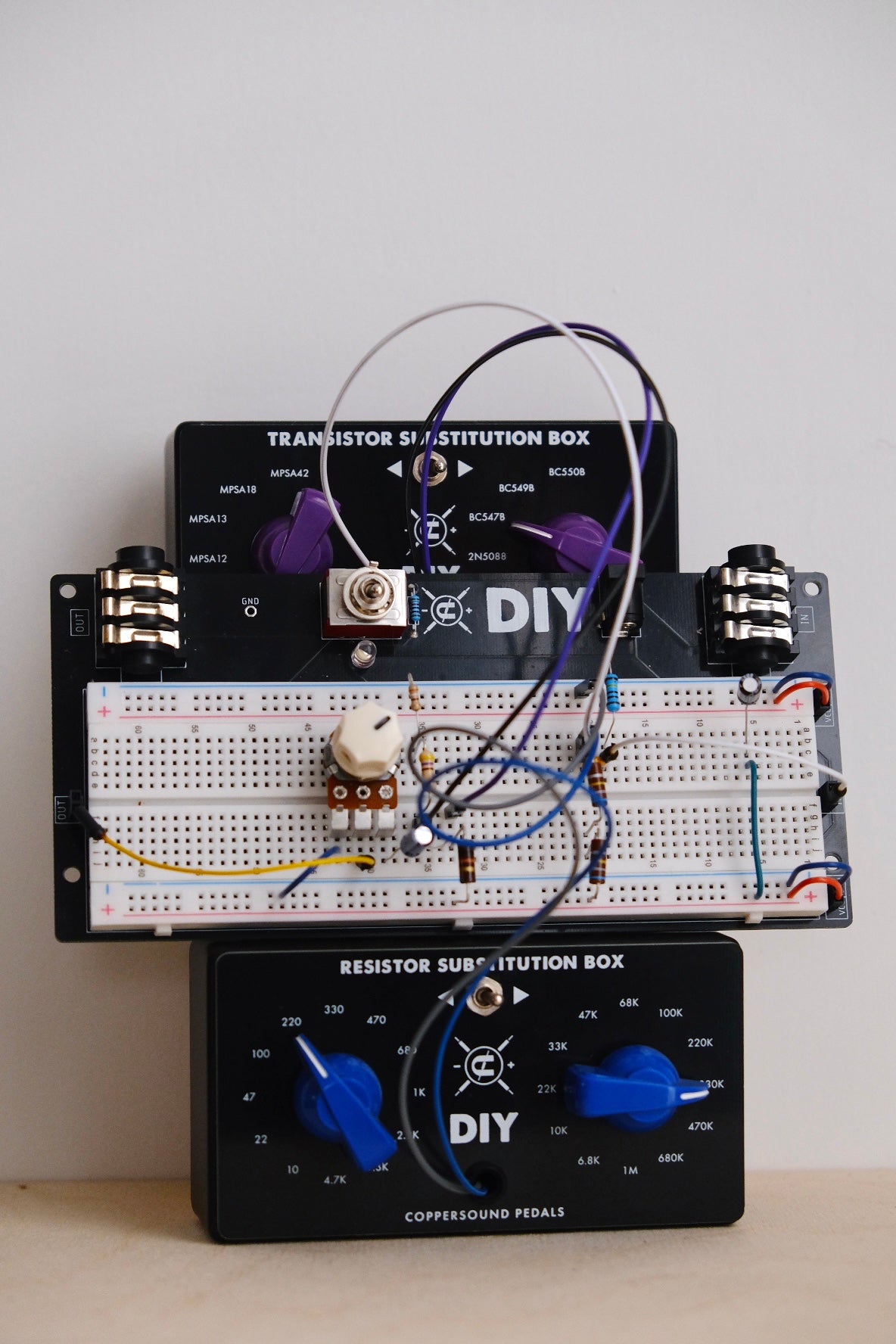 CopperSound DIY Transistors Substitution Box
