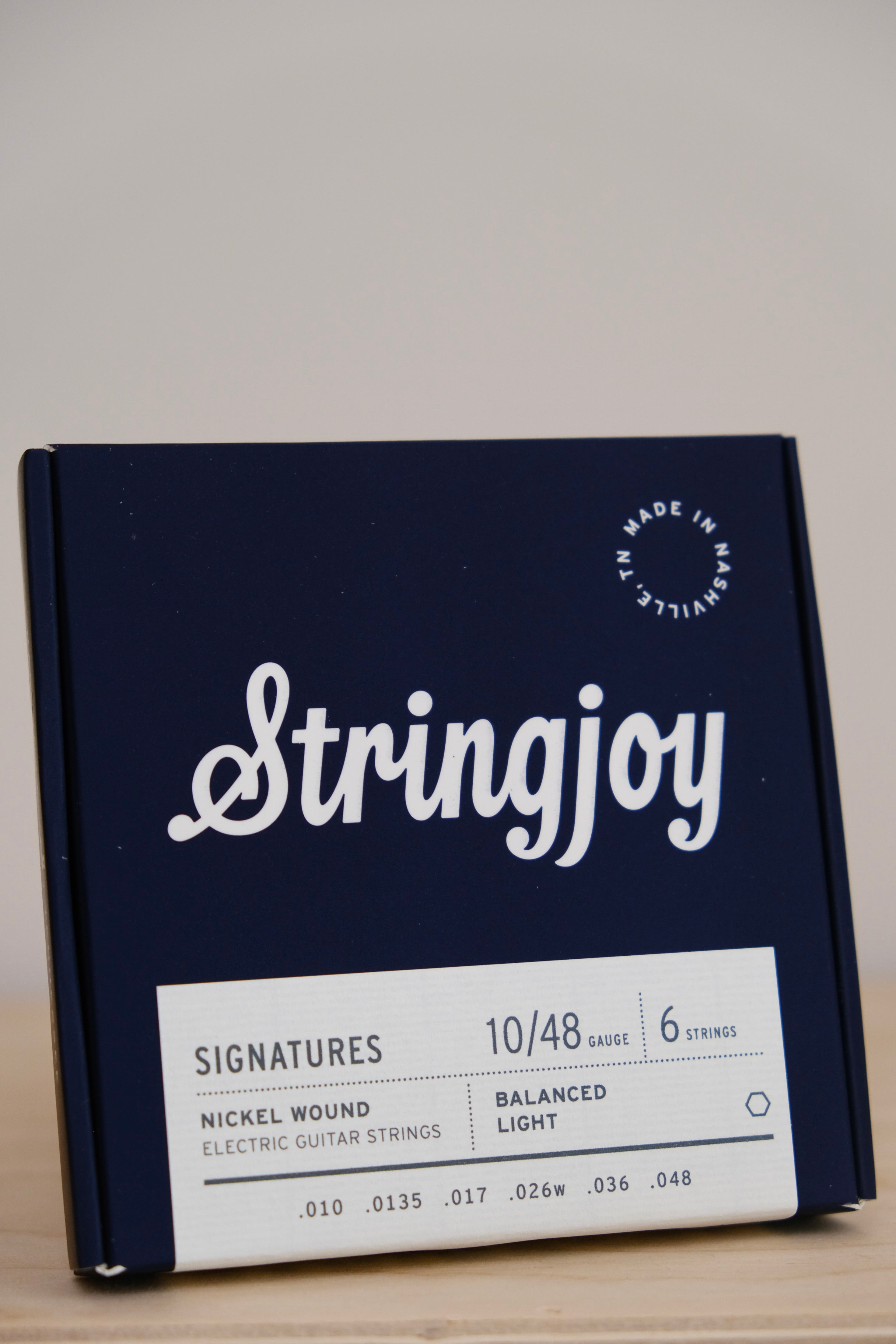 Stringjoy Signatures | Balanced Light Gauge (10-48) Nickel Wound Elect ...