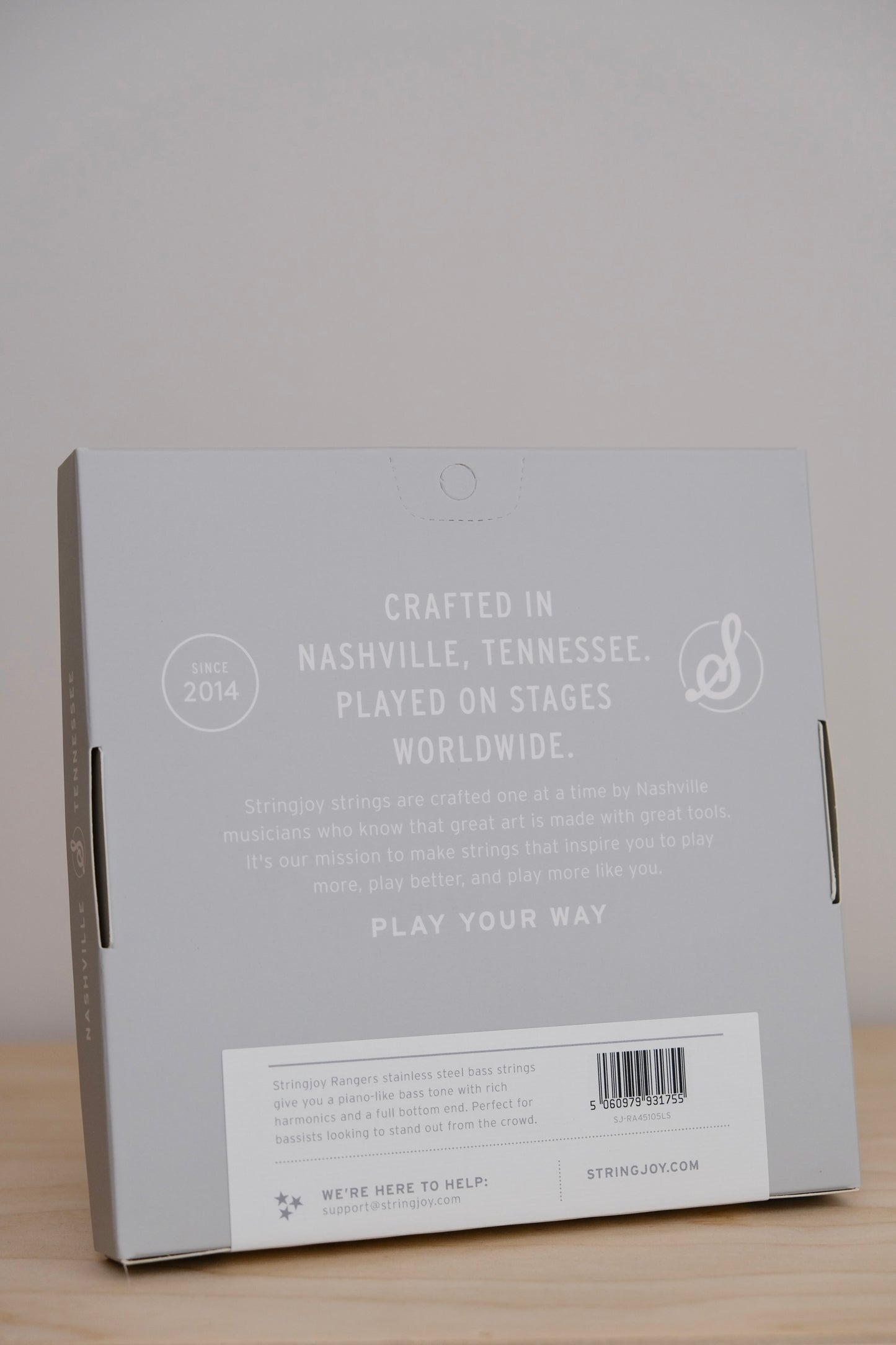 Stringjoy Rangers | Light Gauge (45-105) 4 String Long Scale Stainless Steel Bass Guitar Strings