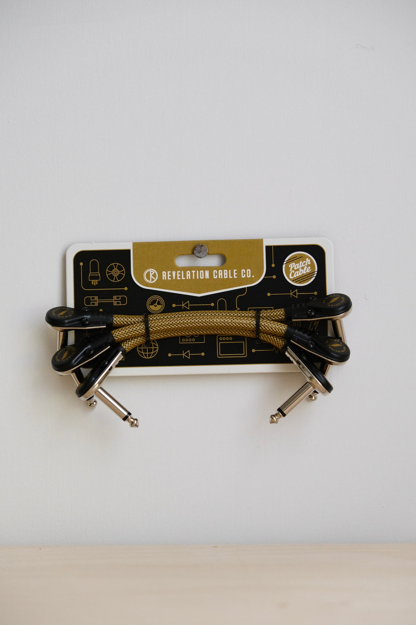 Revelation Patch Cable Dark Gold 3 Pack
