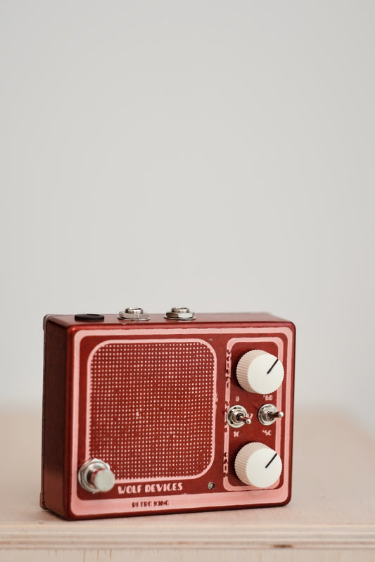 Wolf Devices - Retro King (Germanium & Silicon Overdrive) - Red