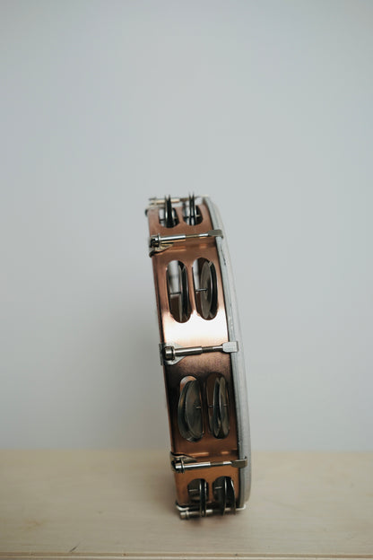 Vintage Copper Ludwig Tambourine