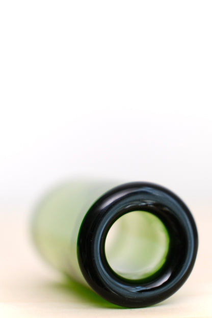 Moulded Small Green Glass Slide