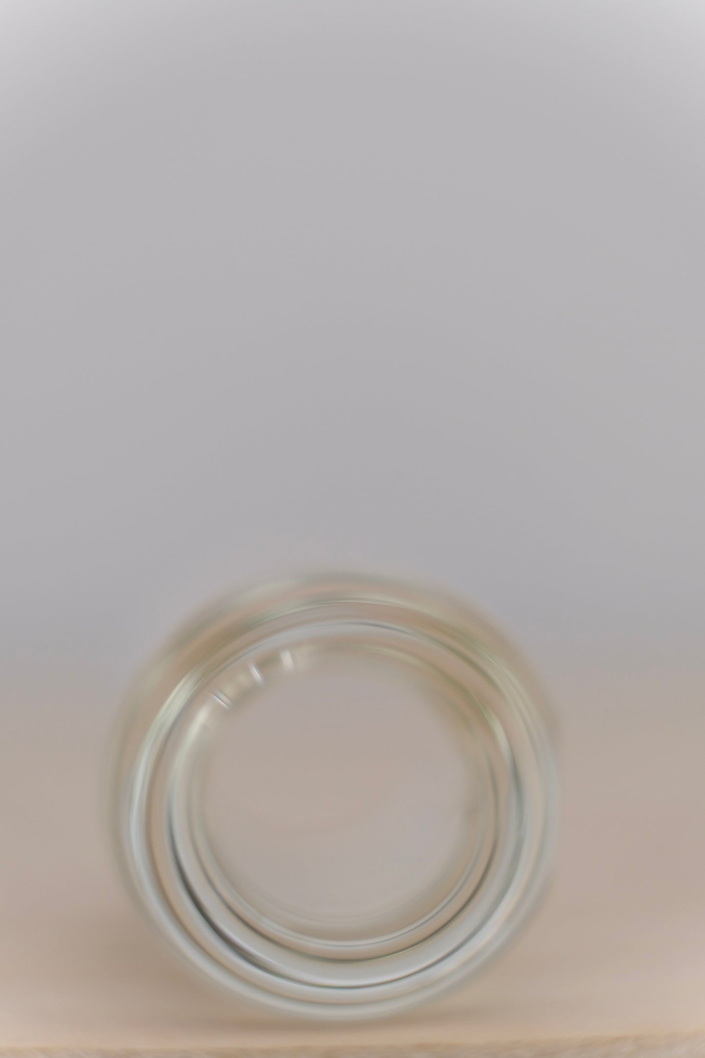 Moulded Small Clear Glass Slide