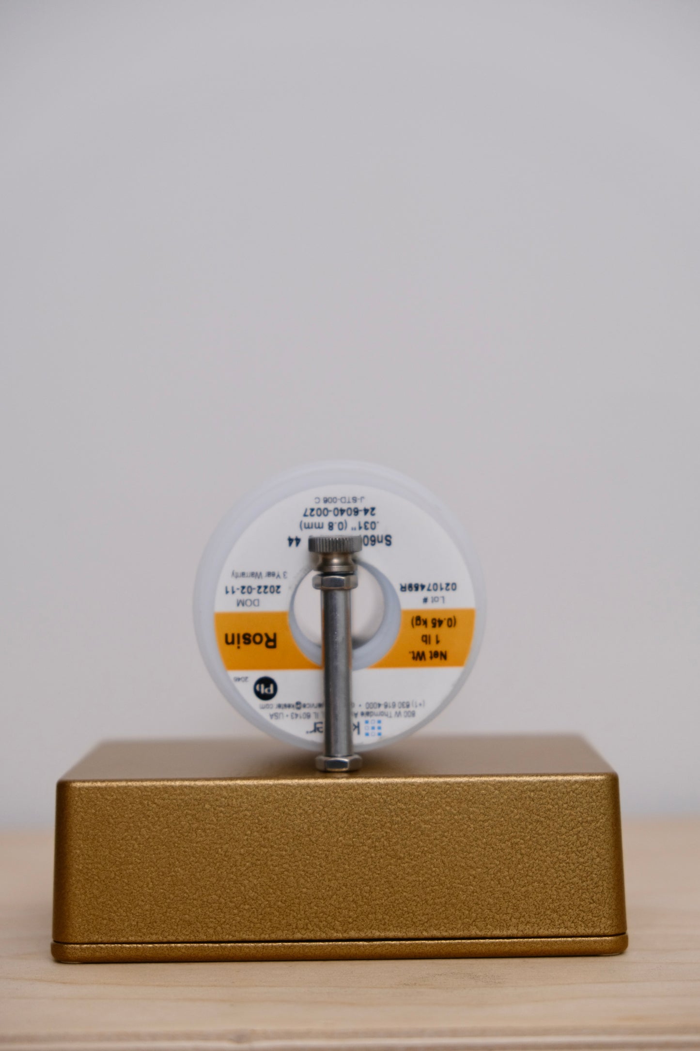 CopperSound DIY Solder Dispenser Hammered Gold
