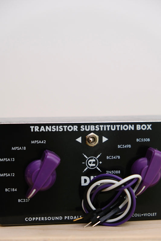 Coppersound DIY Transistor Substitution Box Raw Finish