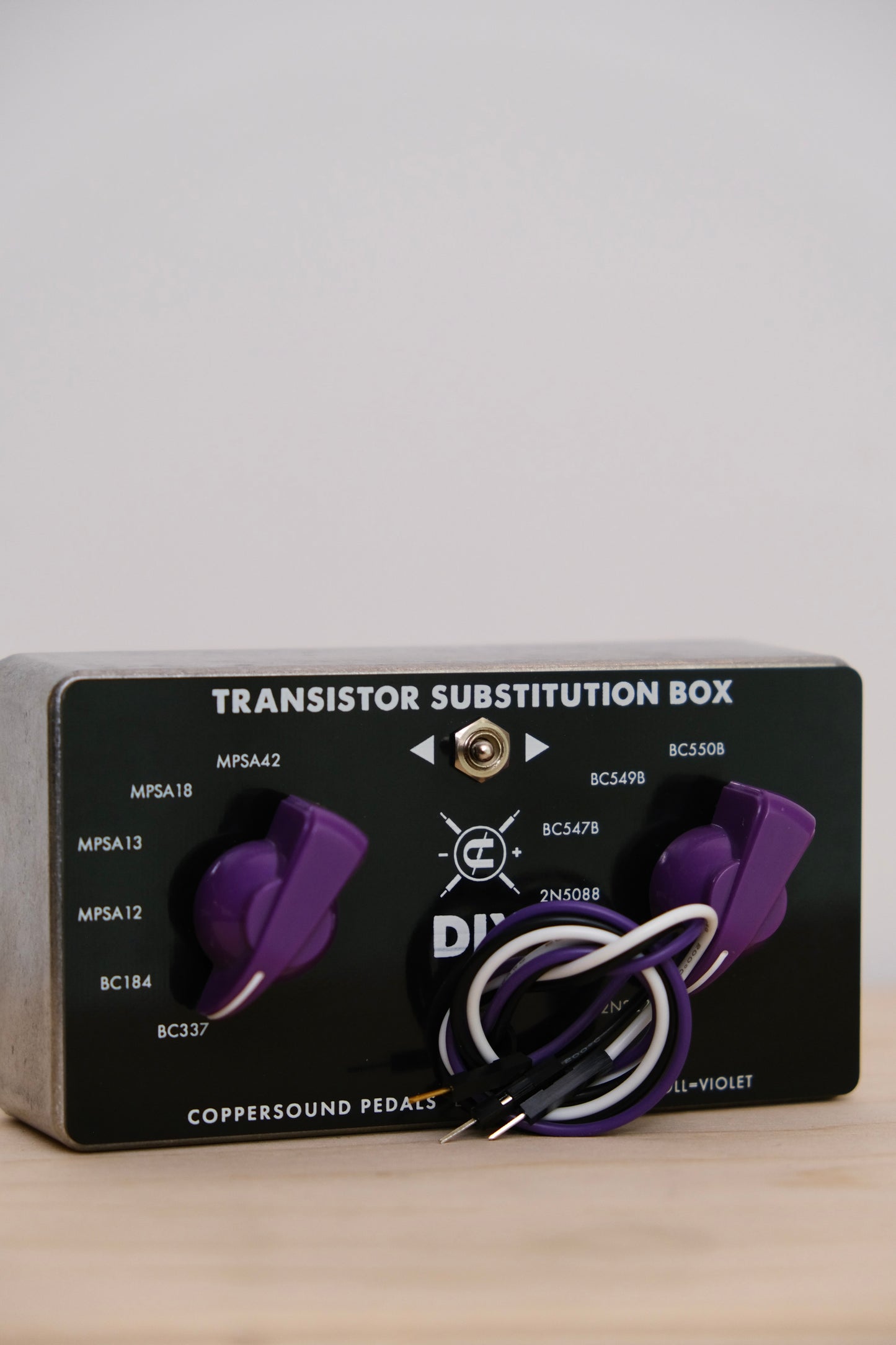 Coppersound DIY Transistor Substitution Box Raw Finish