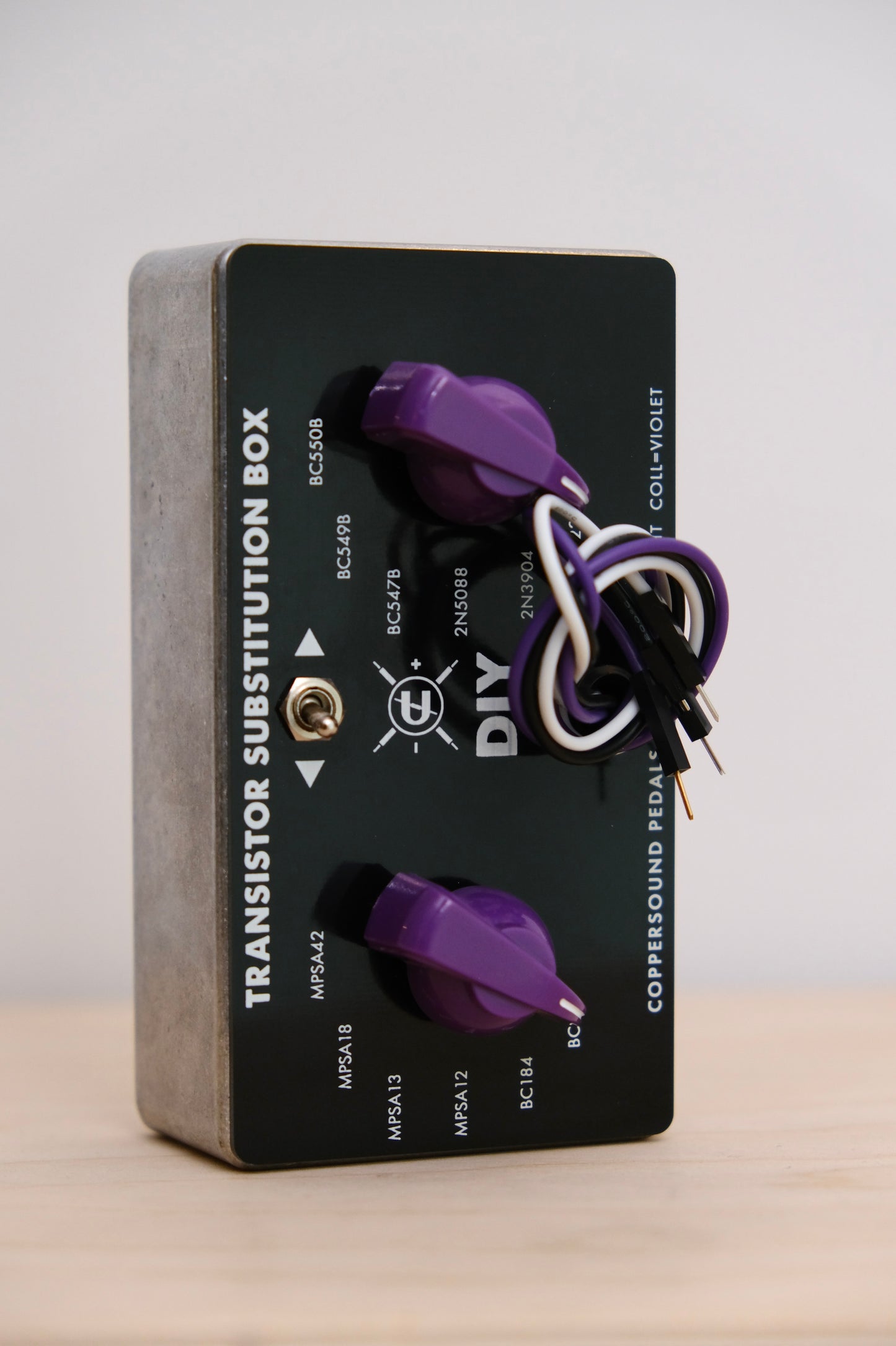 Coppersound DIY Transistor Substitution Box Raw Finish