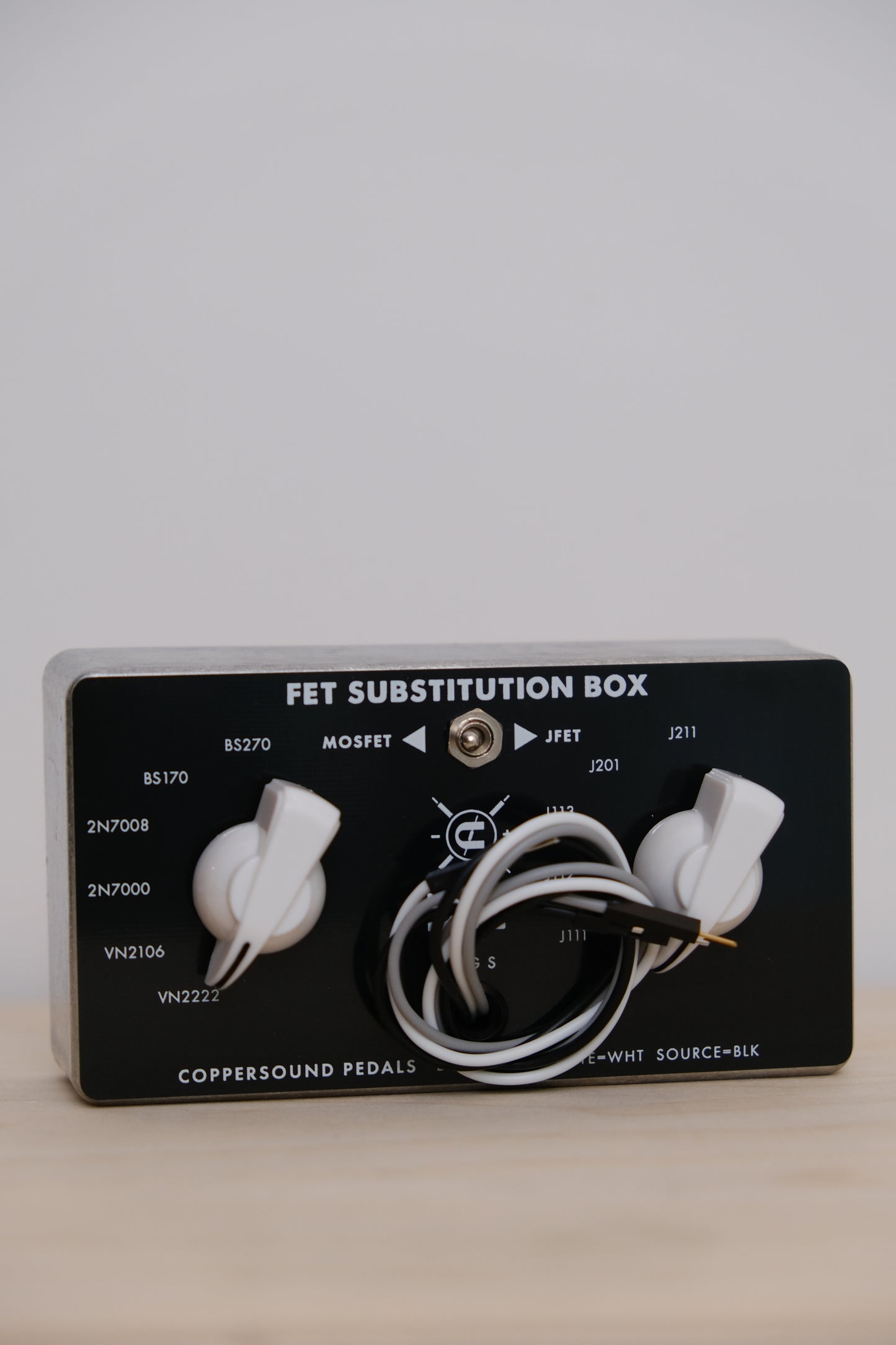 Coppersound DIY FET Substitution Box Raw Finish
