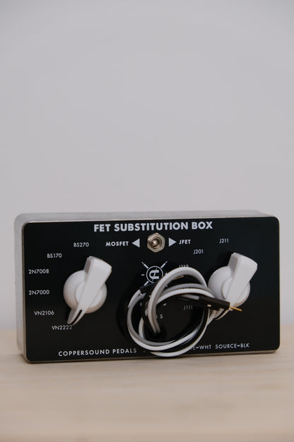 Coppersound DIY FET Substitution Box Raw Finish
