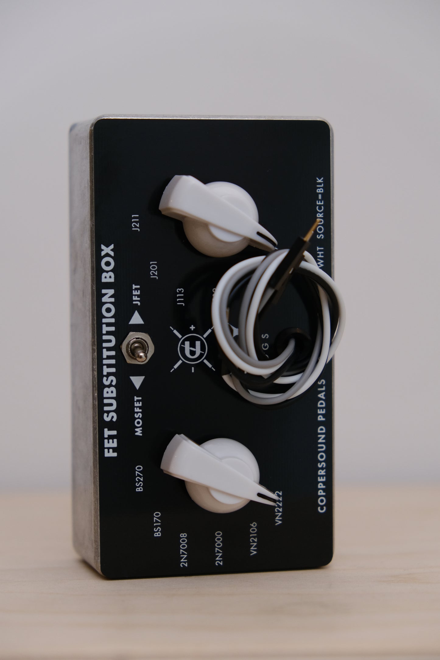 Coppersound DIY FET Substitution Box Raw Finish