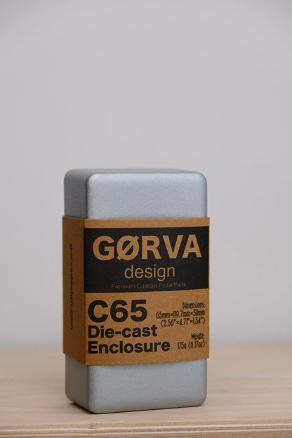 GØRVA Design C65 Die-Cast Enclosure Silver