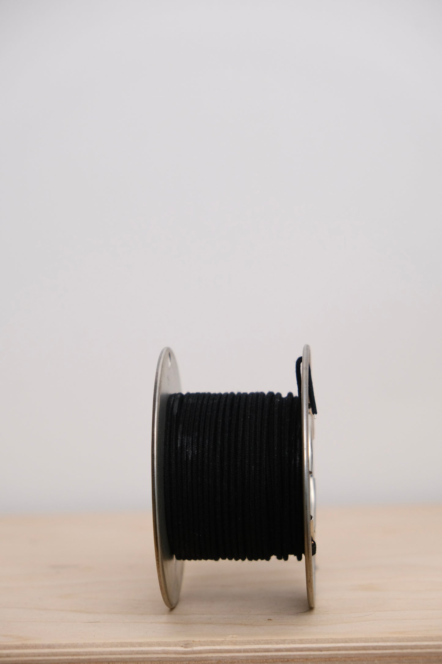 Vintage Style Solid Core Cloth Pushback Wire 50 ft. Black